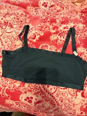 NWT Hunter Green PINK Women's Seamless Bralette - Comfortable Everyday Support